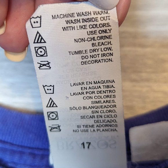 Vintage 90s Disney Winnie the Pooh Purple Shirt Size 10-12 - Picture 9 of 10